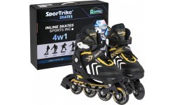 Skates, Skates, Set 4in1 34-38 Yellow