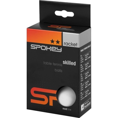 Мячи для настольного тенниса Spokey Skilled **, 6 шт., 81874