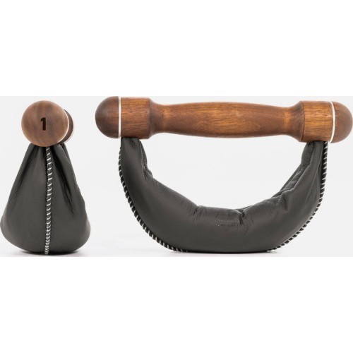 SwingBells Nussbaum Schwarz Set - 6 kg