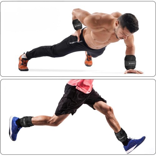 ONK ADJUSTABLE ANKLE AND WRIST WEIGHTS HMS - 2,5kg - ONK ADJUSTABLE ANKLE AND WRIST WEIGHTS HMS