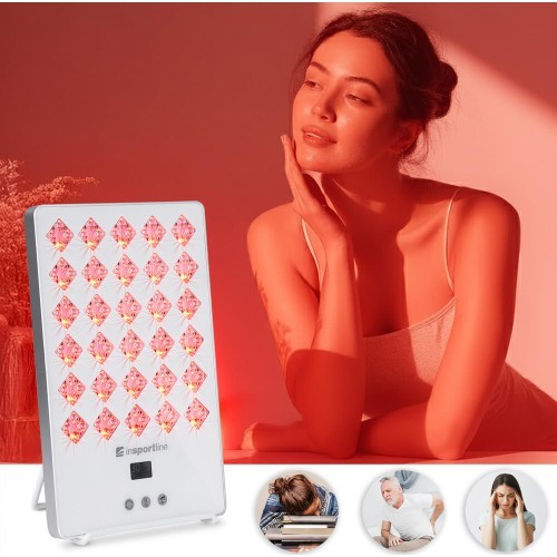 LED Infrared Light Therapy Panel inSPORTline Veluni – 4x30 LED - White