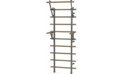 Гимнастическая стенка inSPORTline Wootaline 199 x 80 см с турником и брусьями, серая