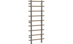 Wall Bars inSPORTline Wootaline 199 x 80 cm w/ Pull-Up Bar & Parallel Bars, Gray