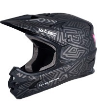 Downhill ķivere W-TEC Richpike - Pink Tag On Black