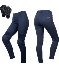 Women’s Motorcycle Leggings W-TEC Lukrecia Base Blue - Blue