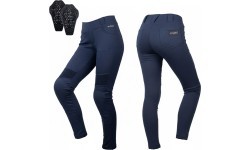 Women’s Motorcycle Leggings W-TEC Lukrecia Base Blue - Blue