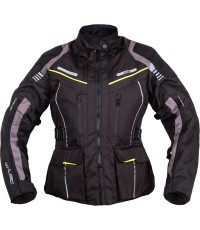 Sieviešu tūrisma motocikla jaka W-TEC Smackton Lady - Melns / Zaļš