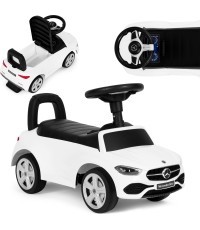 Elektromobilis Mercedes C CLASS, interaktīva stūre, skaņas, balts