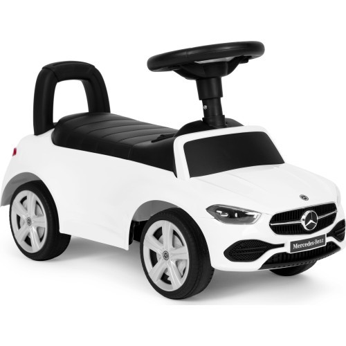 Elektromobilis Mercedes C CLASS, interaktīva stūre, skaņas, balts