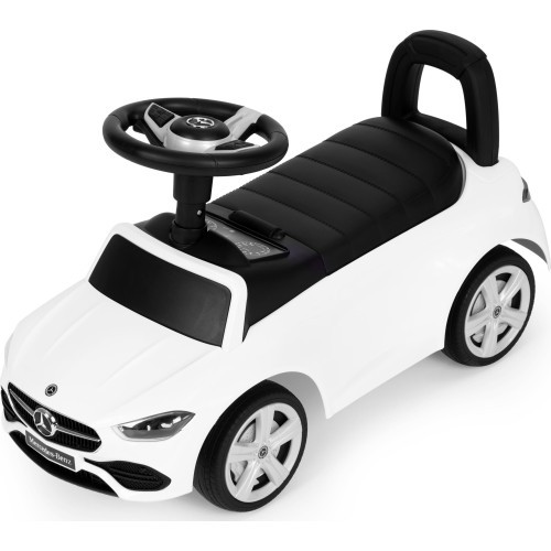 Elektromobilis Mercedes C CLASS, interaktīva stūre, skaņas, balts