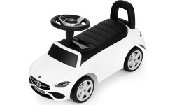 Riding car Mercedes C CLASS interactive steering wheel sounds white