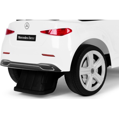 Elektromobilis Mercedes C CLASS, interaktīva stūre, skaņas, balts