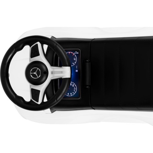 Elektromobilis Mercedes C CLASS, interaktīva stūre, skaņas, balts