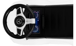 Elektromobilis Mercedes C CLASS, interaktīva stūre, skaņas, balts