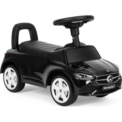 Riding car Mercedes C CLASS interactive steering wheel sounds black