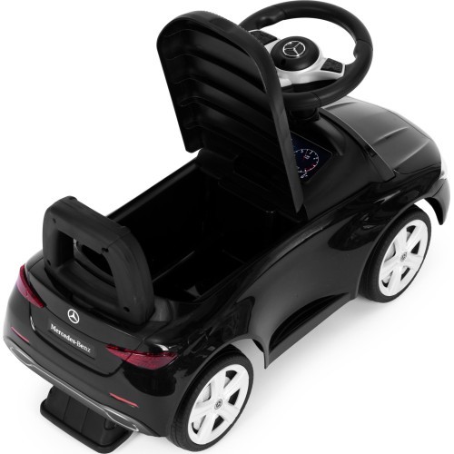 Riding car Mercedes C CLASS interactive steering wheel sounds black