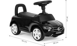 Riding car Mercedes C CLASS interactive steering wheel sounds black