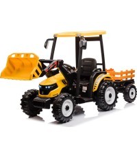 MEGA D68 traktors ar piekabi, dzeltens