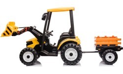 MEGA D68 traktors ar piekabi, dzeltens