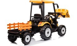 MEGA D68 Tractor Vehicle With Trailer Yellow