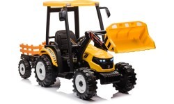 MEGA D68 traktors ar piekabi, dzeltens