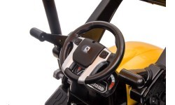 MEGA D68 traktors ar piekabi, dzeltens