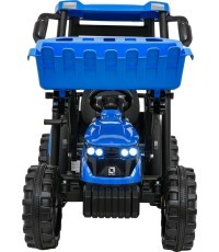 Elektromobilis traktors ar piekabi MEGA D68, zils