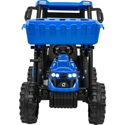 MEGA D68 Tractor Vehicle With Trailer Blue