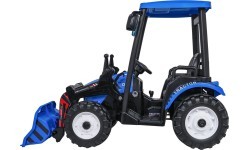 Elektromobilis traktors ar piekabi MEGA D68, zils