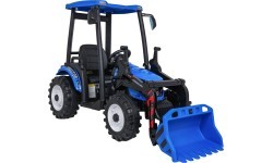 Elektromobilis traktors ar piekabi MEGA D68, zils
