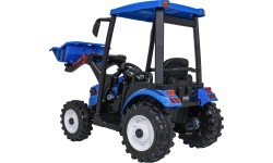 MEGA D68 Tractor Vehicle With Trailer Blue