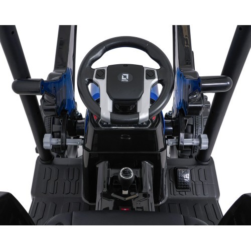 MEGA D68 Tractor Vehicle With Trailer Blue
