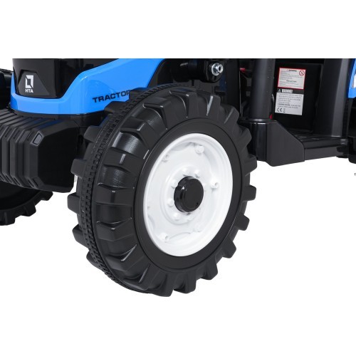 MEGA D68 Tractor Vehicle With Trailer Blue