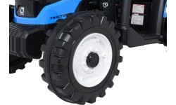 Elektromobilis traktors ar piekabi MEGA D68, zils