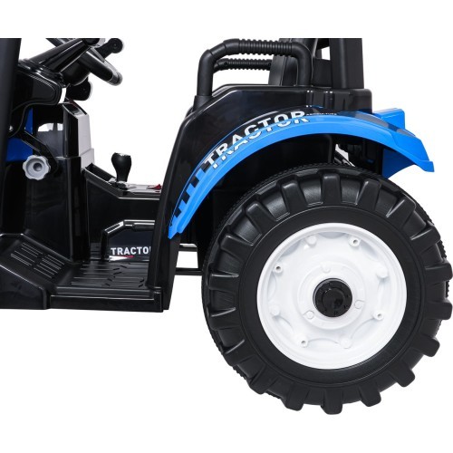 MEGA D68 Tractor Vehicle With Trailer Blue