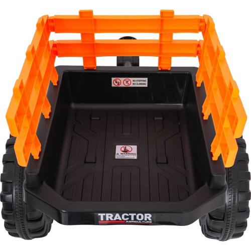 MEGA D68 Tractor Vehicle With Trailer Blue