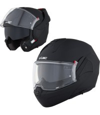 Flip-Up Motorcycle Helmet W-TEC Sabron P/J - Black Matt