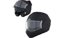 Flip-Up Motorcycle Helmet W-TEC Sabron P/J - Black Matt