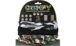 Universal Multi-Functional Neck Warmer Oxford Comfy 3-Pack - Camouflage