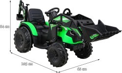 Buggy Tractor With Trailer 720-T Green