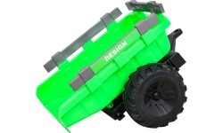 Elektromobilis traktors ar piekabi Buggy 720-T, zaļš