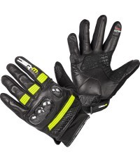 Мотоциклетные перчатки W-TEC Rushin - Black/Fluo Yellow