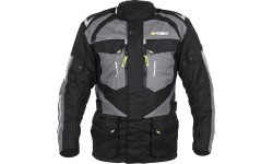 Мужская мотоциклетная куртка W-Tec Burdys Evo - Черный и серый