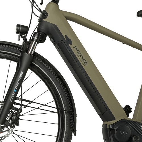 Prophete Entdecker 4.0 Electric Bike 28" 10-Speed, Frame Size 21" (54 cm), Brown