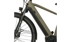 Elektriskais velosipēds Prophete Entdecker 4.0 28" 10 ātrumi, rāmja izmērs 21" (54 cm), brūns