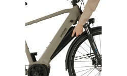 Elektriskais velosipēds Prophete Entdecker 3.0 28", 9 ātrumi, rāmja izmērs 21" (54 cm), brūns