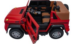 Elektromobilis Mercedes Benz Maybach G650, sarkans