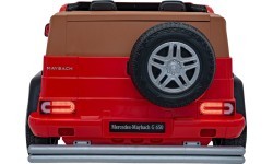 Elektromobilis Mercedes Benz Maybach G650, sarkans