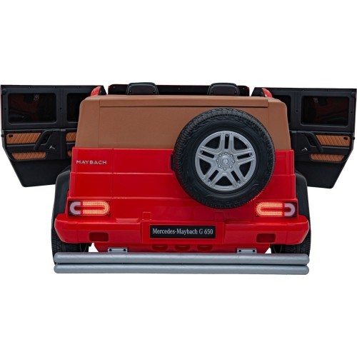 Elektromobilis Mercedes Benz Maybach G650, sarkans