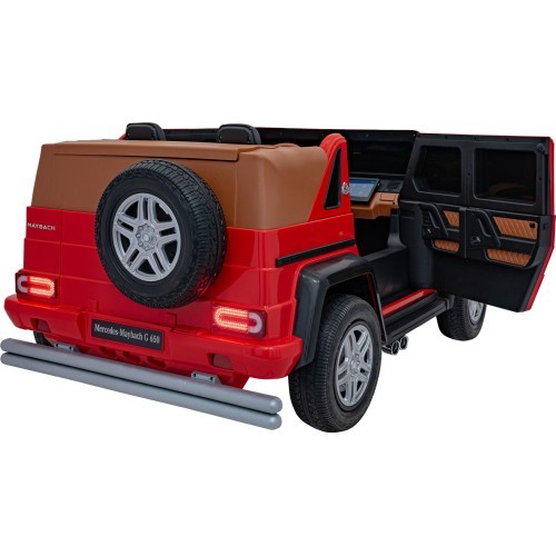 Электромобиль Mercedes Benz Maybach G650, красный